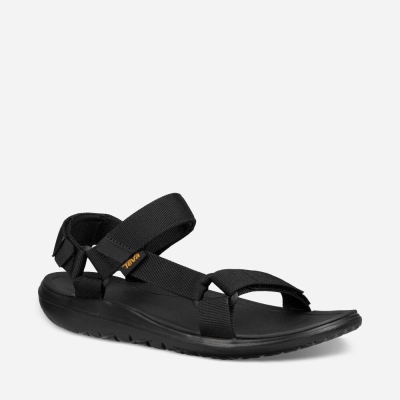 Teva Terra-Float Universal Lite - Men's Teva Hiking Sandals - Black | India (NAPJ02469)